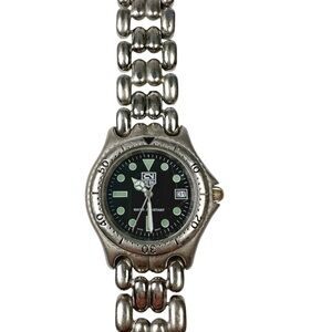 Vintage Andre Cheval Quartz Watch Water Resistant 18K PLD Japan Movement 80s 90s